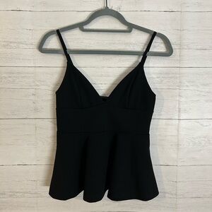 H&M Black V Neck Blouse | SIZE 6